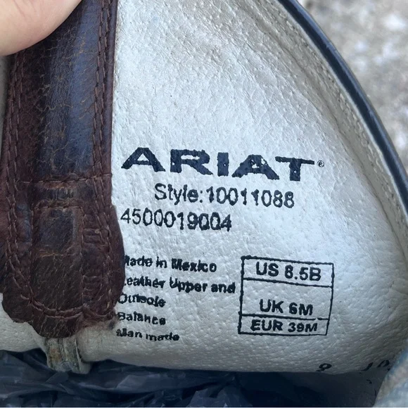 Ariat Alameda Cowboy Boots. Size 8.5 - Picture 10 of 13